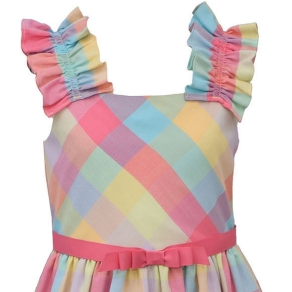 bonie Jean Little and Big Girls Fit and flare Dress - Picture 2 of 3